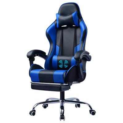 China Wholesale Contrasting Leather Gaming Chair Rotation Stitching PU Racing Gaming Cougar Gaming Chair With Footstool for sale