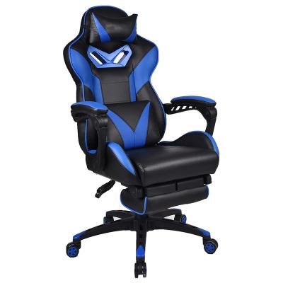 China Appropriate price good quality rotation color customized blue black whole gaming chair sale massage chair with pedals for sale