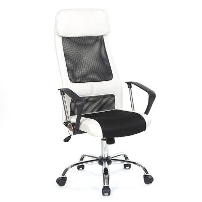 China Factory Direct Selling Mesh Swivel Mesh Office Task Chair Luxurious White Leather Office Task Chair Comfortable Breathable Breathable for sale