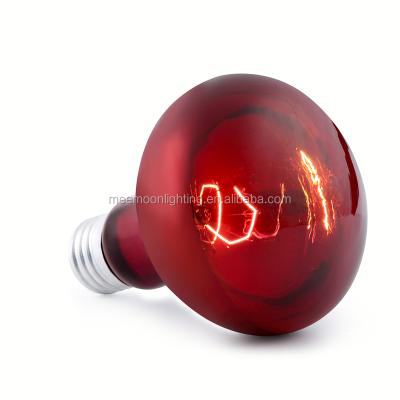 China Aluminum Red Night Spot Infrared Heat Lamp for Reptile and Amphibian and Other Animal Heating Use 50/75/100/15watt for sale