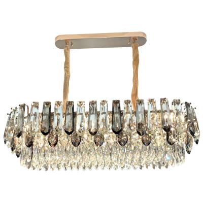 China Crystal Ceiling Lamp Crystal Pendant Light Luxury Modern Farmhouse Chandelier For Bedroom for sale