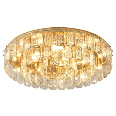 China Luxury Modern Style Chandelier Decoration Outdoor Mounted Crystal Ceiling Light LED Lamp With Living Room for sale