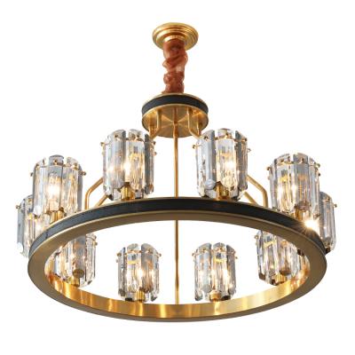 China Contemporary Customized Design Chandelier Light Crystal Light Hanging Lamp For Hotel Living Room Ceiling Lamp for sale