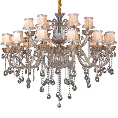 China Contemporary Project Baccarat Customized Indoor Villa Crystal Chandelier Modern Decorative Hotel Chandeliers And Pendant Lights for sale