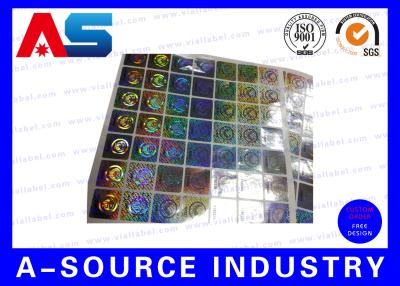 China Anti-Falsificação de segurança Hologram Stickers para 10 ml frasco de etiqueta caixas 3d hologram sticker à venda