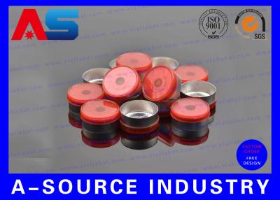 China Red Aluminum 20mm Flip Off Cap Chemistry Pharmaceutical Aluminium Bottle Caps accepted custom made for sale