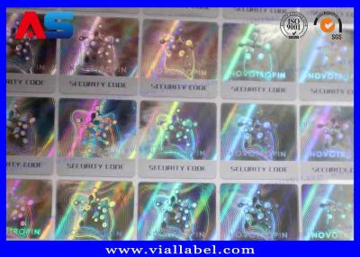 China Custom Scratch 3D Holographic Sticker QR Code Label Printing And Color Variable for sale