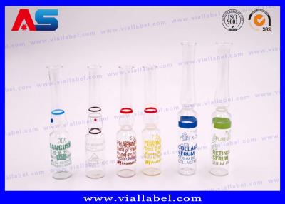 Chine 1 ml / 2 ml / ampoules en verre Impression sur mesure en couleurs à vendre