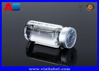 China pequeños frascos de cristal de 8 ml con los tapónes de goma de las tapas para el péptido que empaqueta los pequeños frascos de cristal con los tapones de tuerca en venta