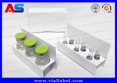 China 300g Paper Bottle Box Packaging For 2ml Peptides Glass Vial pharmaceutical packaging box for sale