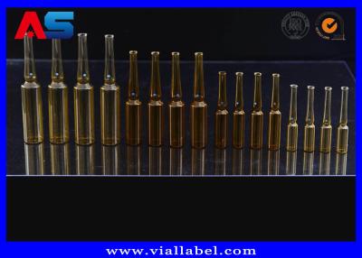 Chine Sterial entassent en vrac la bouteille ambre d'injection intramusculaire d'ampoule de fioles en verre de 10ml 1ml 2ml à vendre