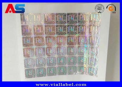 China Matrix Laser Custom Holographic Stickers Vinyl Hologram Void For Vial Storage Box 3d laser hologram for sale