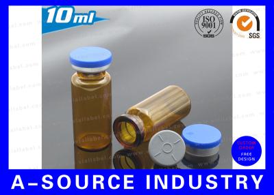 China 10ml Medical Vials Flip Off Caps , White 20mm Aluminium / Plastic Caps for sale