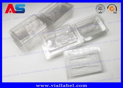 China PVC Clear Ampoule Blister Packaging Tray For Medication 2ml Vials  Engrave Embossing pharmaceutical blister packaging for sale