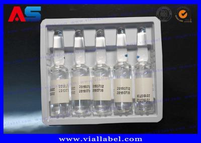 China Oils Ampoules 1ml Plastic Blister Packaging PVC / PET Material White Color custom made plastic tray for sale