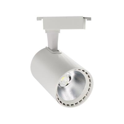 China Modern design warm white aluminum indoor spotlight anti-glare 20w cob led spot track light fixtures for sale