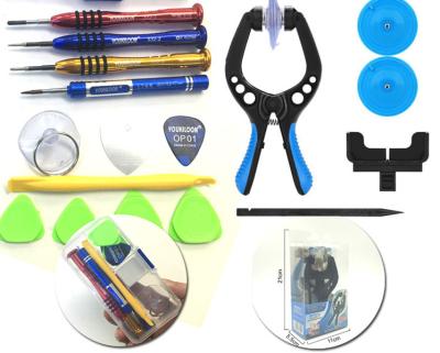 China Plastic Soft Handle iP7P/8/8P/xScreen Removal Tool Kit With Metal Batch IP LED Screen Separating Pliers Split Screen Pliers Screwdriver for sale