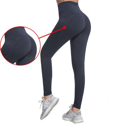 China Breathable Factory Size Women Yoga Legging Pants Pocket Way Stretch High Workout 4 Running Tight Pants Original Quality for sale