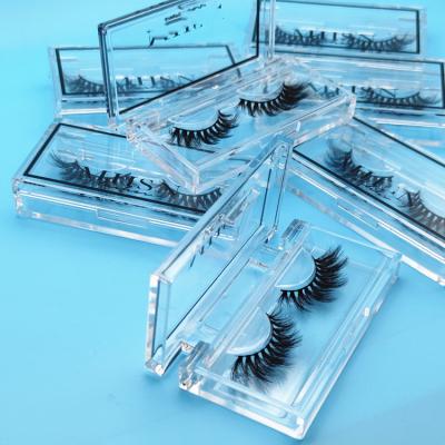 China No Animal Products Used 2021 Plus Faux Mink Wispy Eyelashes Vegan Cruelty Factory Fiber 100% Free Eyelash for sale