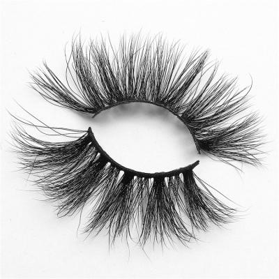 China Feather Wholesale Own Label 100% Real Brand Mink Lashes 25mm 3D Mink Eyelashes With Custom Packaging for sale