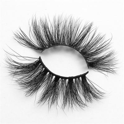 China Long 25mm Long 3D Eyelashes Cruelty Free Natural Dramatic Look High Volume Mink Lashes Makeup for sale