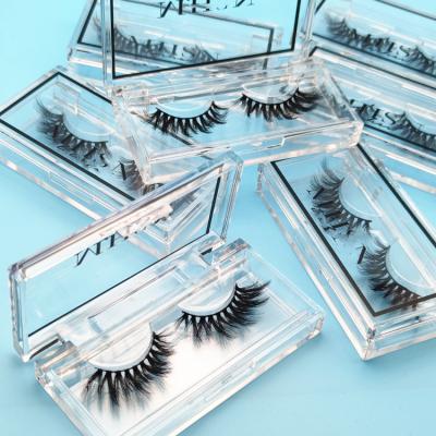 China No Animal Products Used 2021 Light New Arrivals Other Vegan Fiber Eyelashes Factory Cruelty Free 3D Effect Maid Eyelashes for sale