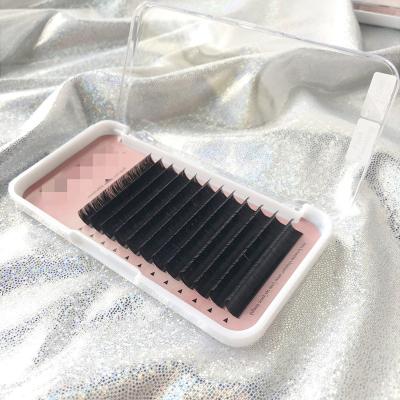 China Professional Korea PBT Long Wick Extension Natural Silk Salon Different Volume Eyelash Extension Kits for sale