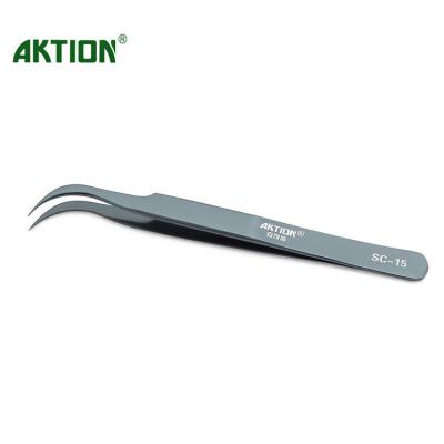 China Eyebrow beauty tweezers SC-15 for sale