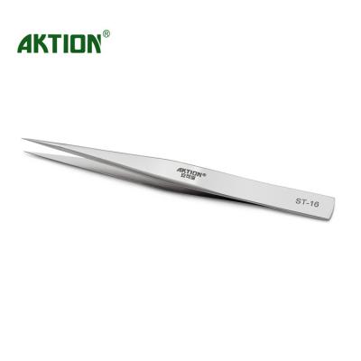 China 201 Stainless Steel Tweezers for Electronics AK-16/AK-17 for sale