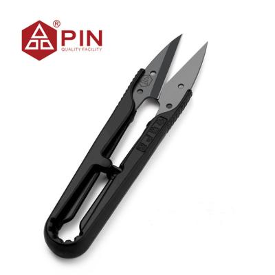 China Factory Patent PIN-1422 Carbon Steel Wire Scissors Handle Plastic Wire Shear Trimmer Working Small Shears 107mm for sale