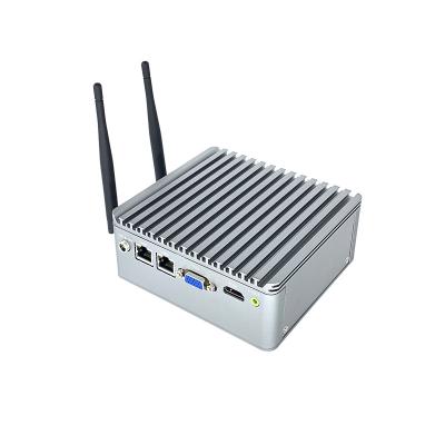 China 2 LAN barebone system ibox-701 industrial fanless mini pc i5 computer PCI with 4gb RAM for sale