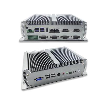 China Industrial Fanless PC Embedded Computer System HD 16gb RAM win10 core i7 i5 mini for sale