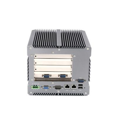 China DC 9-36V Industrial Box Pure Aluminum Body Automation Industrial PC With Slot Mini-pcie FANLESS PC for sale