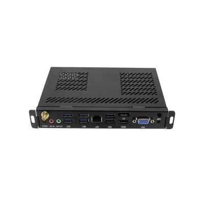 China 4com 6USB Educational Industrial Dual LAN Core i3 i5 i7 Ops 4K Mini Embedded PC with DP HD and VGA Ports for sale