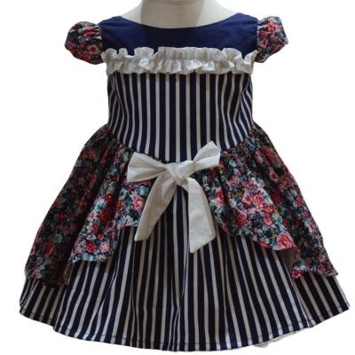 China 2020 Eco - Friendly Costumes For Girls Spring Floral Outfit Girls Puffy Babies Dresses for sale