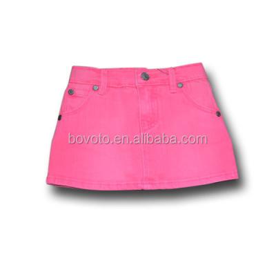 China Anti-wrinkle OEM service high quality jeans skirt fashionable safe skirt with underwear for sale