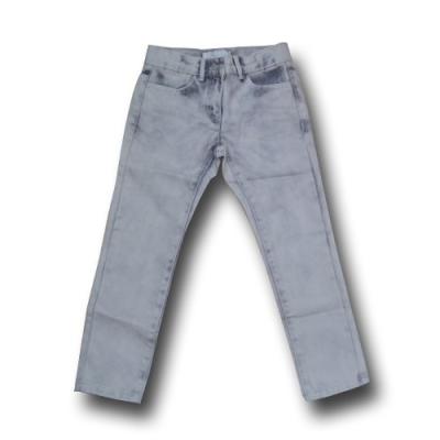 China Wholesale High Quality Breathable Kids Boys Light Gray Jeans for sale