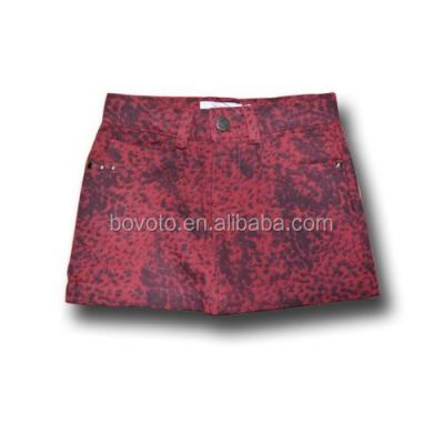 China Anti-wrinkle child girl mini skirt sexy girls pictures with leopard pintyoung girls mini skirt mini skirt for sale