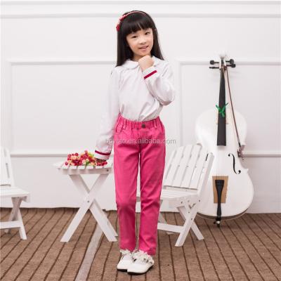 China 2014 Latest Korea Kids Children Soft Cotton Pants Breathable Colorful Girl Pants for sale