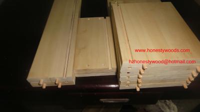 China Poplar/Birch/Paulownia drawer components, Solid wooden drawer for cabinet, furniture. Solid wood furniture parts for sale