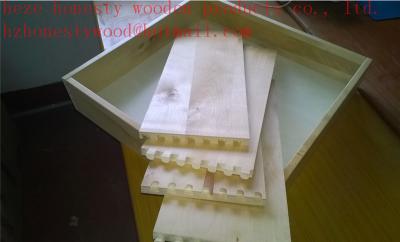 China Birch solid wood dovetail drawer components with UV coat  drawer box drawer front. cabinet box. for sale