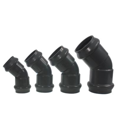 China 45 degree equal elbow china supplier cheap pvc pipe fittings for sale