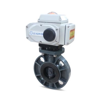 China General 12 Volt Motorized Ball Valve Trigger Water Butterfly Valve dn25 dn50 50mm 12v for sale