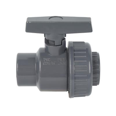 China Other PVC Union Ball Valve Single Plastic Ball Valve Color Optional for sale