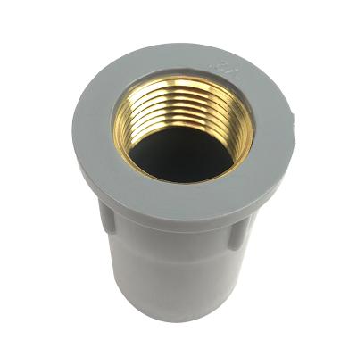 China Factory Supply Price PVC Insert Brass Pipe Fitting Coupling PN10 20mm 400 for sale