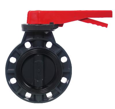 China Factory Price Good Quality PVC General Vietnam Type Single Flange Butterfly Valve for sale