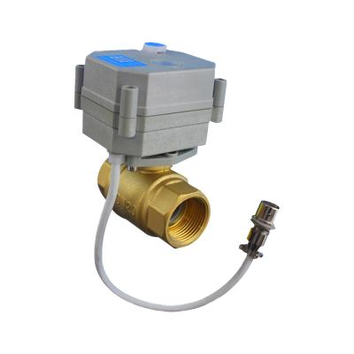 China Electric Actuated Ball Valve 2 Overall 12v Electronic Ball Valve for sale