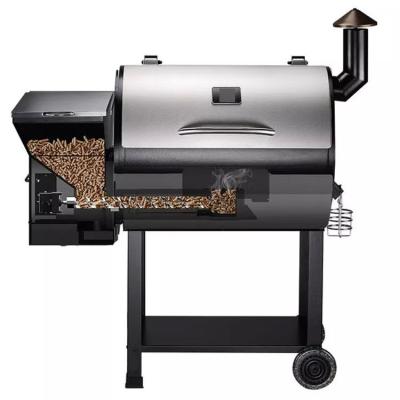 China Outdoor Trolley Electric Wood Pellet Grill Smoker Barbecue Grills for Perfect Grilling for sale