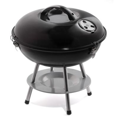 Китай Apple Shape Charcoal Grill Портативный на открытом воздухе кемпинговый мяч Мини барбекю с закрывающейся крышкой продается