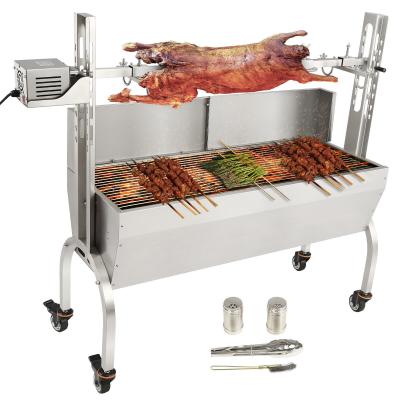 China Grill de barbacoa de asado eléctrico de acero inoxidable fácil de limpiar para parrillas de carbón en venta